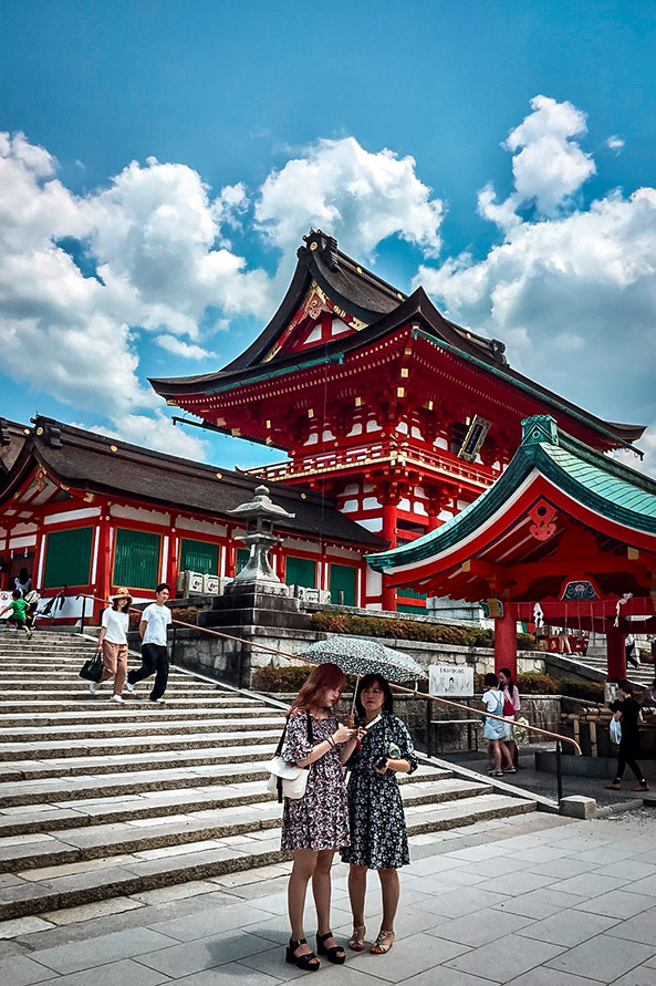 Fushimi Inari in Kyoto ist einen Ausflug wert